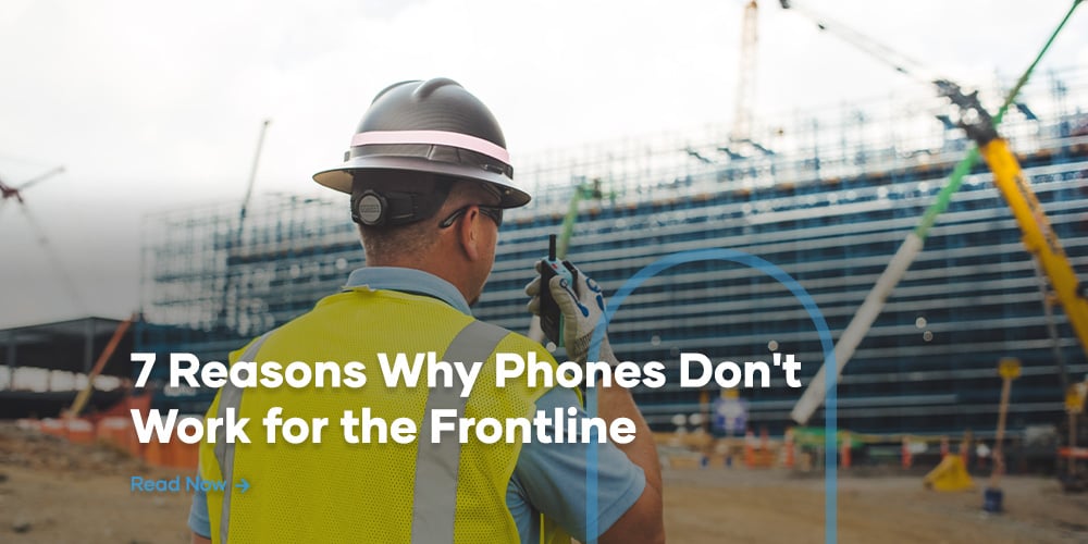 frontline communication radios not phones